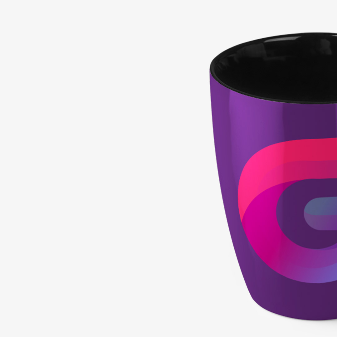 Dark Mug with Logo - Imagen 2
