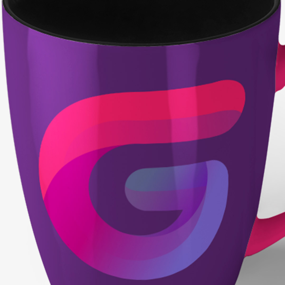 Dark Mug with Logo - Imagen 4